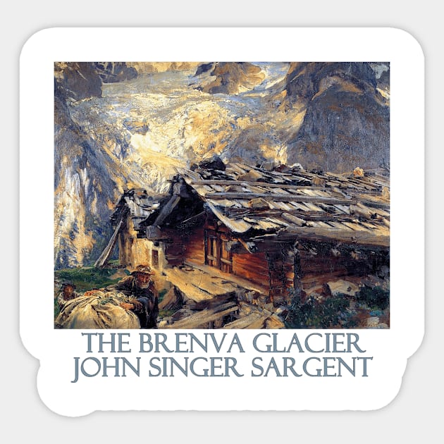 The Brenva Glacier by John Singer Sargent Sticker by Naves